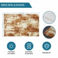 thumbnail image 6 of Brown Ombre Placemats Set of 8, Gradient Abstract Art Vintage Placemats for Dining Table, Place Mats for Kitchen Tabletop, Waterproof Wipeable Dining Table Mats Set, 6 of 9