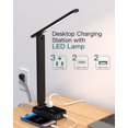 thumbnail image 2 of Lámpara de escritorio Addtam LED Power Strip, 3 salidas y 4 puertos USB, 2 of 7