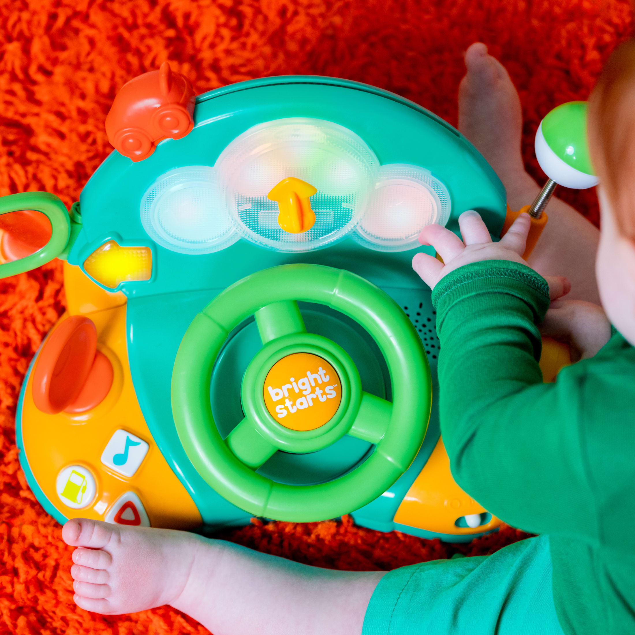 Bright Starts Lights & Colors Driver Electronic Learning Toy with Melodies, Ages 6 Months + - image 4 of 18