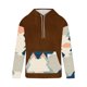 thumbnail image 3 of Sudadera con capucha para hombre, moderna, con cordón ajustable y bolsillo, estampada, deportiva y de ocio, sudadera con capucha, blusa de poliéster para hombre, 3 of 4