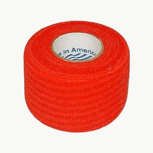 (Rouge (1.5 Po x 5 yds)) - Jaybird & Mais 6000 Jayco Ruban Adhésif Co-Adhésif : 2.5cm - 1.3cm x 4.6m (Rouge)