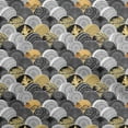 thumbnail image 1 of oneOone Viscose Chiffon Yellow Fabric Asian Mandala Craft Projects Decor Fabric Printed By The Yard 42 Inch Wide, 1 of 4