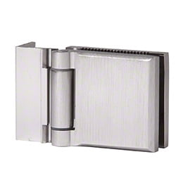 CRL MH1LBN Brushed Nickel Mini Hinge - 'L' Plate Style
