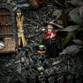 thumbnail image 3 of Miniature Witch Brewing Spell Cauldron Fairy Garden  Figurine Mini Outdoor Halloween Decor, 3 of 4