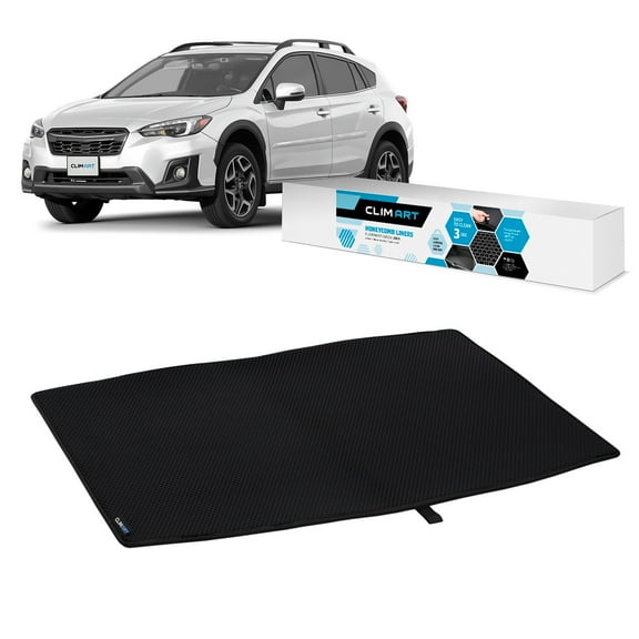 CLIM ART Cargo Liner for Subaru Crosstrek 2018-2023 Custom Fit Trunk Mat, with Honeycomb Dirtproof & Waterproof Technology - All-Climate, Heavy Duty, Anti-Slip Cargo Liner, Luggage - FL01118083