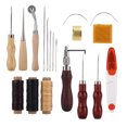 thumbnail image 1 of Leather Working Kit, Sewing Leather , Cloth, Paper or Other Items Ideal for Custom Leather Works Leather Tool Set  for Sewing Leather, 1 of 8
