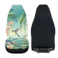 thumbnail image 6 of Psesaysky Non-Slip Vehicle Seat Covers for SUV, Washable Nonslip Front Seat Cover Polyester 2pcs, Tropical Hummingbird, 6 of 12