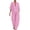 01 Pink, variant on Women's Dressy Polka Dots 2 Piece Outfits - V Neck Shawl Collar Blouses & Wide Leg Pants Lounge Sets with Pockets