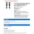 thumbnail image 2 of Front Strut and Coil Spring Assembly Set of 2 - Compatible with 2008 - 2012 Nissan Rogue (Up To 1/2012) 2009 2010 2011, 2 of 2