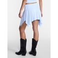 thumbnail image 3 of No Boundaries Asymmetrical Mini Skirt, Women’s XXS-XXL, 3 of 5