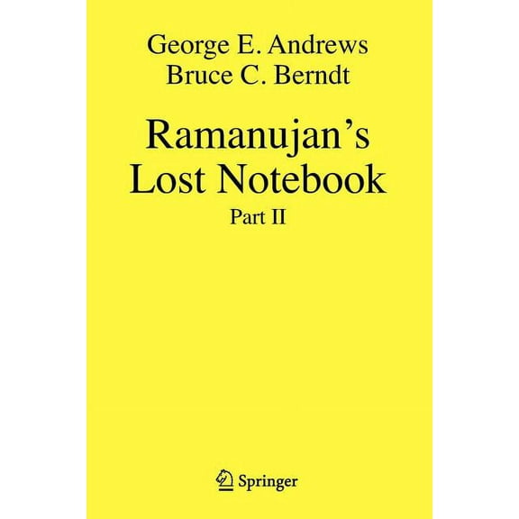 Ramanujan's Lost Notebook: Part II, (Paperback)