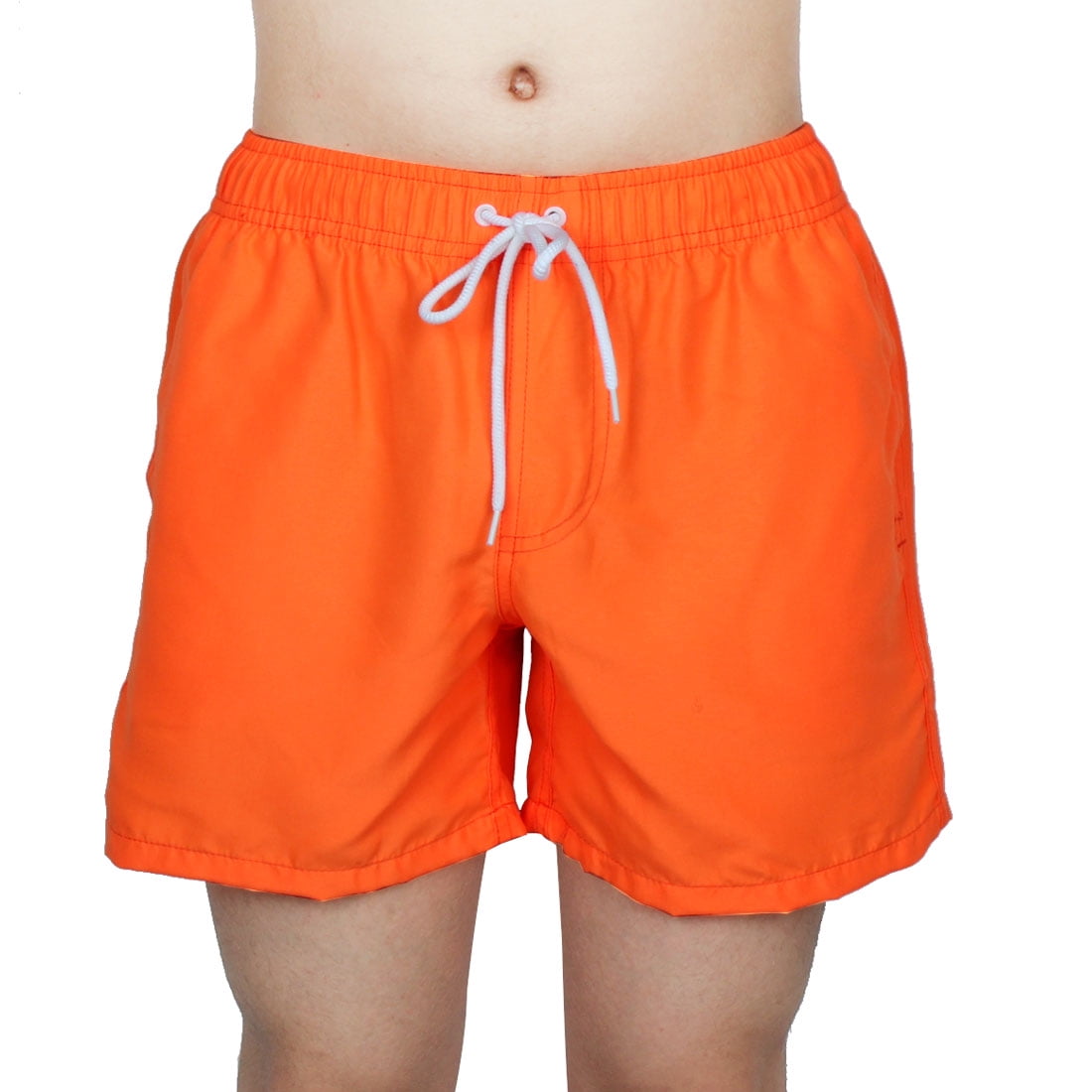 mens orange swim trunks