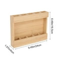 thumbnail image 3 of NWOKYZGH Wooden Straw Holder, Tumbler Straw Organizer Rack, Drinking Straw Holder Dispenser Accessories Glass Straw Storage Container Supplies for Kitchen Counter Cabinets, 3 of 7