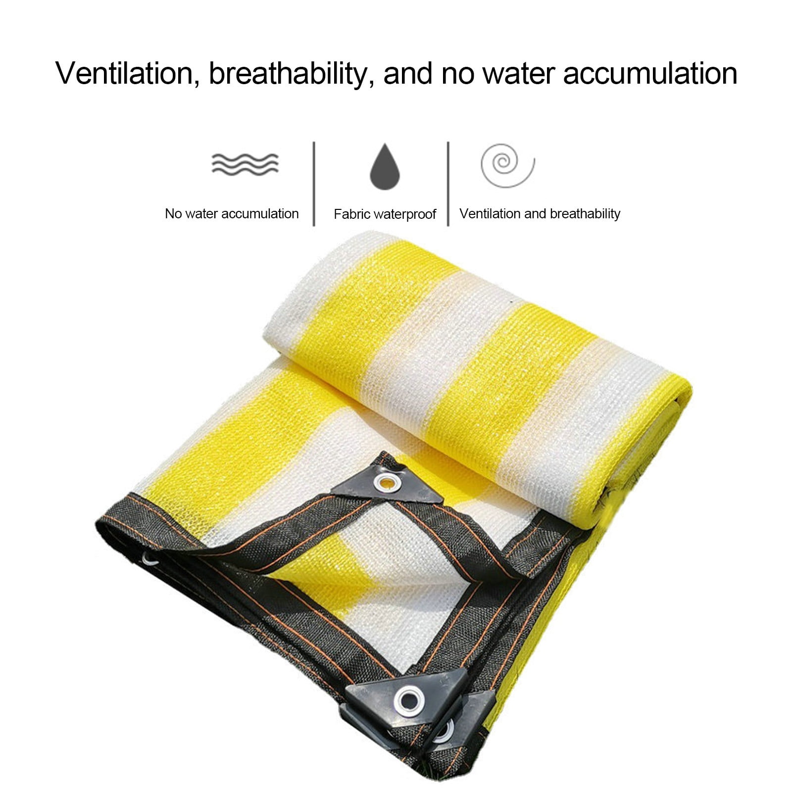 Nkmbld Shade Cloth with Grommets for Garden, Outdoor Sun Shade Plant Shade Tarps for Greenhouse, Plant, Chicken Coop, Garden & Backyard