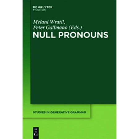 Studies in Generative Grammar [Sgg]: Null Pronouns (Hardcover)