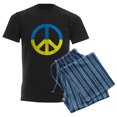 thumbnail image 6 of CafePress - Peace In Ukraine. Stand With Ukraine. Supp Pajamas - Men's Dark Loose Fit Cotton Pajama Set, 6 of 7