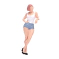 thumbnail image 2 of Figura de chica escala 1:64, modelo en miniatura de , figuras de resina pintadas a mano, decoración de ., 2 of 8