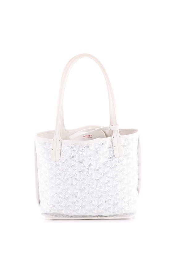 Pre-Owned Anjou Reversible Tote Coated Canvas Mini By Rebag