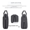 thumbnail image 2 of Bolso de hombro para ordenador portátil de gran capacidad de 14/15/17 pulgadas, maletín de negocios, 2 of 5