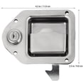thumbnail image 2 of 1 Set RV Door Latch Useful Stainless Steel Safety Lock Door Latch for Toolbox RV, 2 of 6