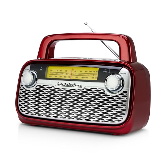 Radio Studebaker SB2006 Bluetooth AM/FM Portátil Rojo