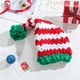 thumbnail image 1 of Gorro Navideño Bordado de Terciopelo grueso Xihbxyly Gorro de Papá Noel para adultos, 1 of 6