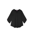 thumbnail image 6 of MOSHU V Neck Tops for Women 3/4 Length Sleeve Women Tops Casual Dressy Women Blouses Trendy Tunic Tops, 6 of 7