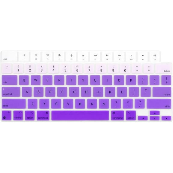 PINHEN 2 Pack Keyboard Cover Skin for 2024-2022 MacBook Air 13.6 inch 15.3 inch M3 M2 Chip A2681 A2941 U.S Enter TPU Protector for MacBook Air 13'' 15'' M3 M2 2024 2023 2022 Accessory