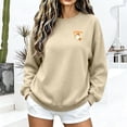 thumbnail image 6 of Sokhug Long Sleeve Halloween Sweatshirt Print Pullover Tops for Women Casual Round Neck Halloween Graphic Front Back Print Sweatshirt Fall Winter Holiday Casual Wear, 6 of 6