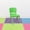Green, variant on Emma + Oliver 10 Pack Nat Plastic Stackable School Chair with 12" Seat Height - Preschool Seating