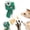 Green, variant on Cat Fetch Toy with Colorful Flying Propellers Set Cat Interactive Toys Playing Tracking Propeller Toy for Indoor Outdoor Kitten Training Chasing Training Hunting, Dinosaur Style