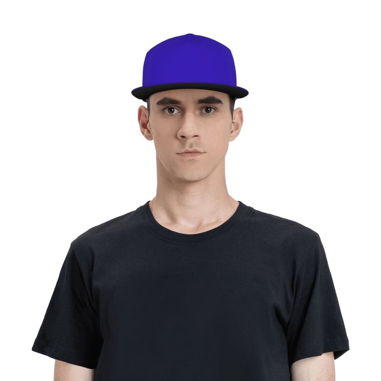 Easygdp Darkblue Baseball Cap with Adjustable Flat Suitable for