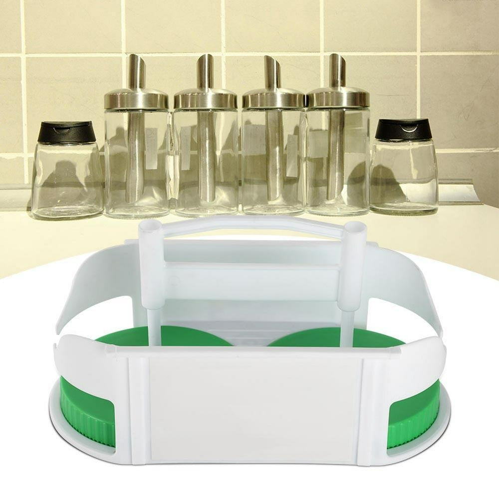 Kritne Rack Organizer, 360 Degree Turntable Refrigerator Drink Holder