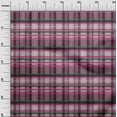 thumbnail image 2 of oneOone Cotton Poplin Pink Fabric Madras Check Dress Material Fabric Print Fabric By The Yard 42 Inches Wide, 2 of 4
