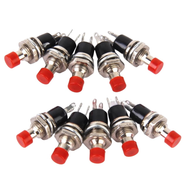 HILABEE 10pcs Mini Momentary Push Button Switch for Model Railway Hobby Highly Effective