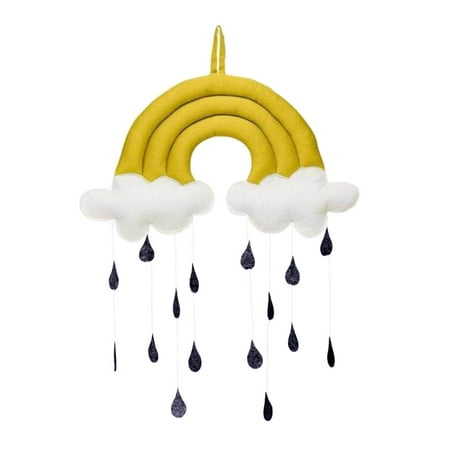 

Pendant Toy Baby Crib Nursery Accessories Mobile Hanging Props Cloud Raindrop