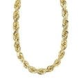 thumbnail image 3 of Heavy Solid Gold Rope Link Chain Customizable, 3 of 5