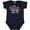 Navy Blue, variant on Inktastic My Grammy and Grampy Love Me with Hearts Boys or Girls Baby Bodysuit