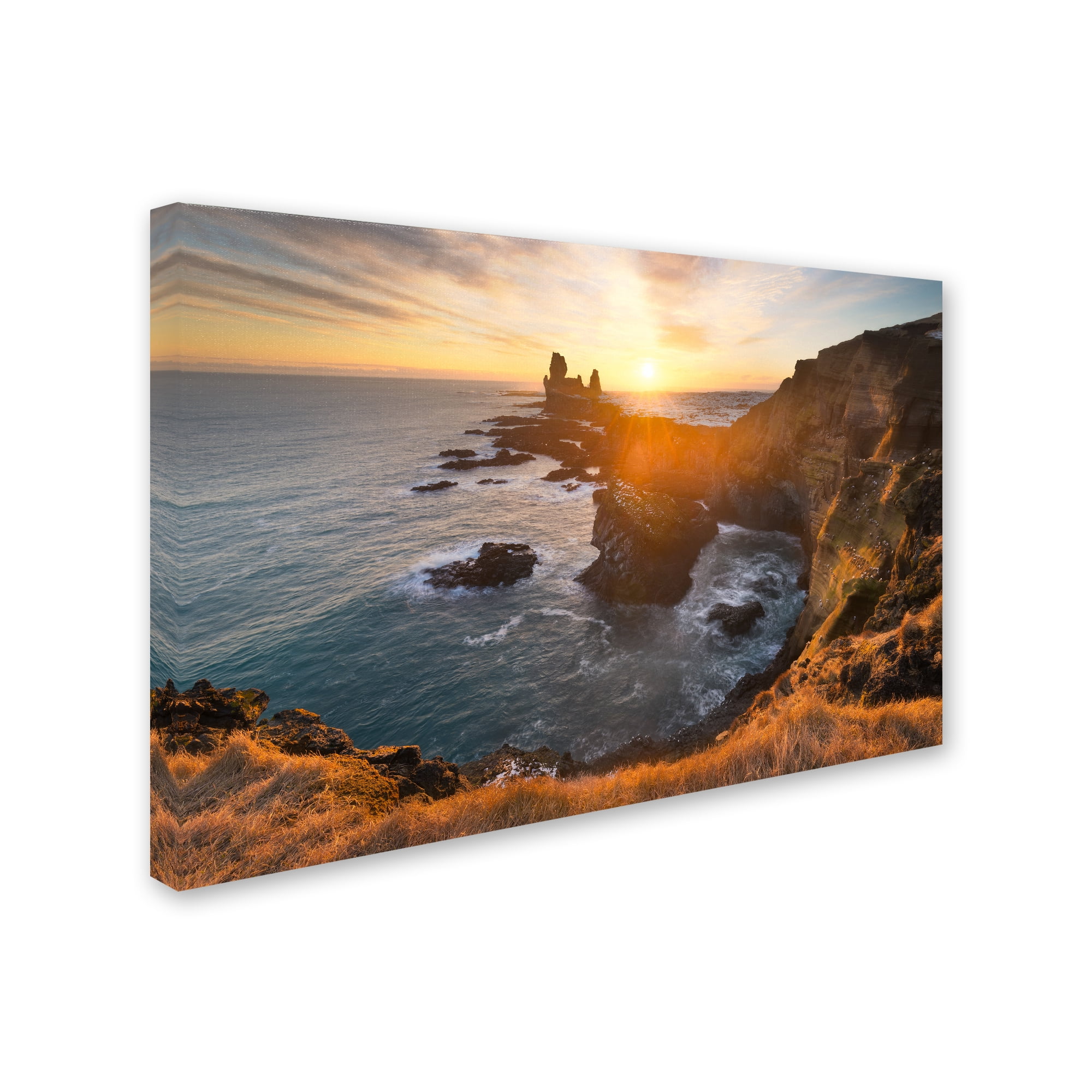 Trademark Fine Art 'Iron Islands' Canvas Art by Mathieu Rivrin