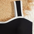 thumbnail image 4 of Girls One Piece Swimsuits Retro Square Neck Bathing Suits Teen Girl Swim Suit Kids Padded Swimwear, 4 of 5