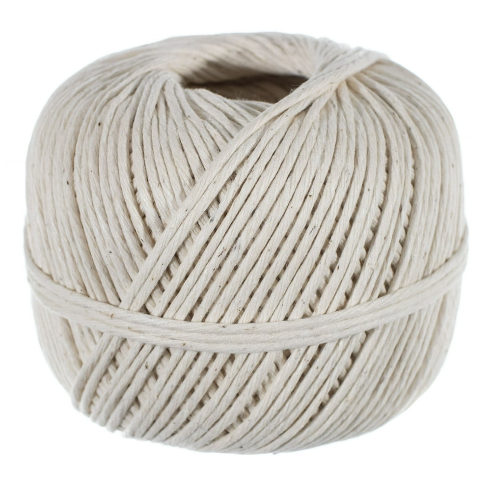 Polished Cotton Twine Soft Cotton Yarn for Food Service, Gift Wrapping, Plant Care, Crafts