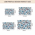 thumbnail image 4 of Blue Paw Print Door Mat Indoor Outdoor, Black Animals Cat Dog Colored Cartoon Non Slip Welcome Mat with Rubber Backing, Absorbent Fabric Front Door Mats Entryway Rug for Home Patio Entrance 20"x31.5", 4 of 8