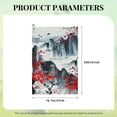 thumbnail image 6 of ONETECH Mountain Red Flowers Birds Golf Accessories and Gifts Funny Golf Towel for Men 2PC, 6 of 7