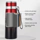 thumbnail image 5 of Insulated cup, 800mL stainless steel, portable rope, vehicle mounted, large capacity, outdoor use, durable metal, foldable design, for camping, for road trips, for travel, lightweight, heat, 5 of 8