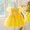 Yellow, variant on Dpytoraw Girls Dresses For Sparkly Sleeve Dress With Bow Detail For Toddler Kids 3 8 Years Old Girls Tulle Dresses Size 3-4 Years