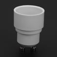 thumbnail image 4 of Encendiendo 5 uds Gu10 a E14 adaptador Base lámpara portalámparas convertidor resistente al calor Tmvgtek Para estrenar, 4 of 8