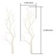 thumbnail image 2 of 2pcs White Tree Branches Tree Branches Black Branches Decor Faux Stems for Decoration, 2 of 3