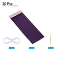 thumbnail image 3 of 20uds Guirnalda con Borlas Oscuras Moradas con Cuerda Borlas Papel Seda para Fiestas Boda Cumpleaños Kit Manualidades para Decoración Fiesta, 3 of 7