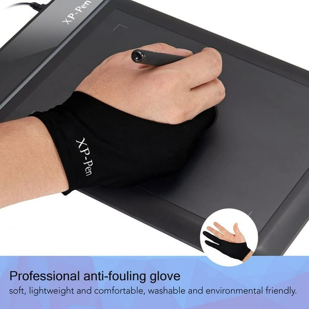 Xp-pen Ac01 Free Size Soft Drawing Glove For Graphics Tablets And