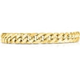 thumbnail image 3 of Floreo 14k Yellow Gold 10.7mm Semi-Lite Miami Cuban Chain Necklace, 3 of 3